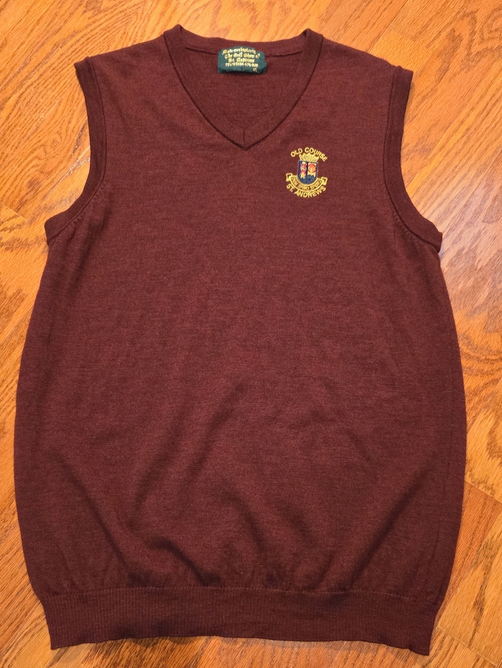 Old Course St. Andrews Crest Vest